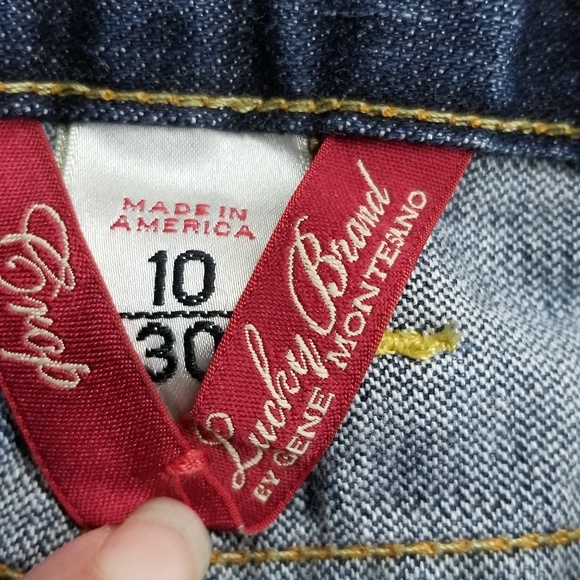 Lucky brand crop jeans  sz10 - Picture 5 of 6